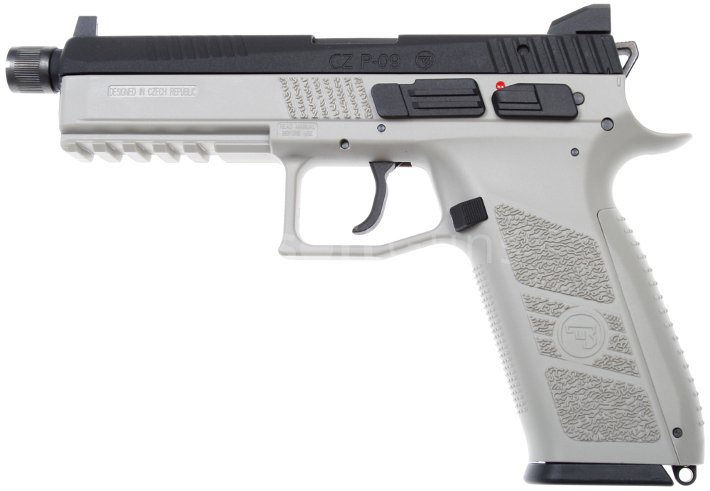 CZ P-09, GBB, metal slide, urban grey, CO2, ASG | AirsoftGuns