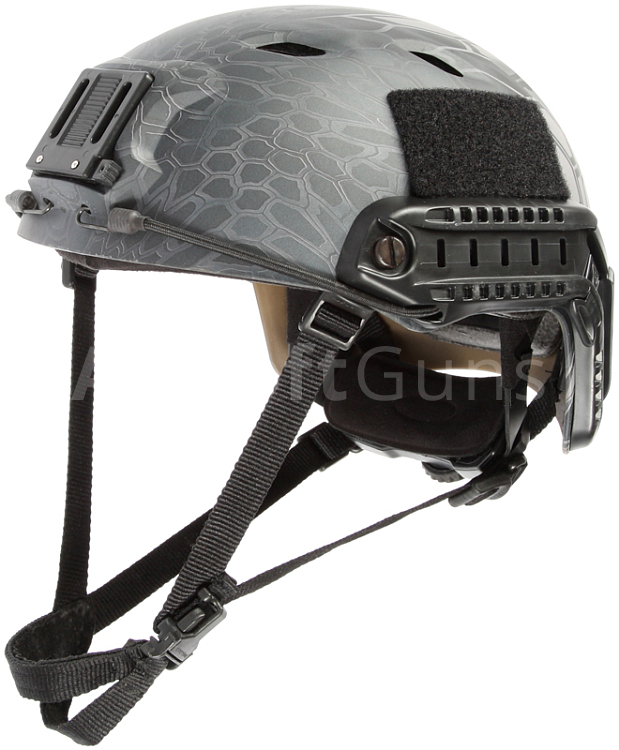 X-SHIELD FAST BASE JUMP SWAT HELMET Black - Wicked Store