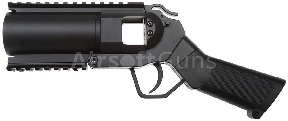 Pistol grenade launcher, 40mm, black, Cyma