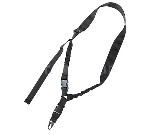 Tactical sling, single point, suspension, black, Dasta