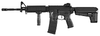 M4 AR15 RIS, plastic, Charlie, black, Delta Armory, C03