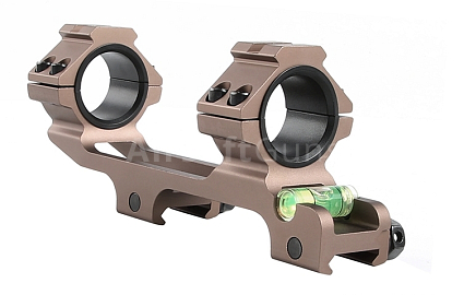Mount base Y035, 25/30 mm, bubble level, tan, T-Eagle