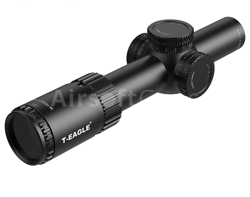 Riflescope EOS 1,2-6X24IR, illumination, black, T-Eagle