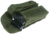 Magazine pouch, AK/M4, double, OD, ACM