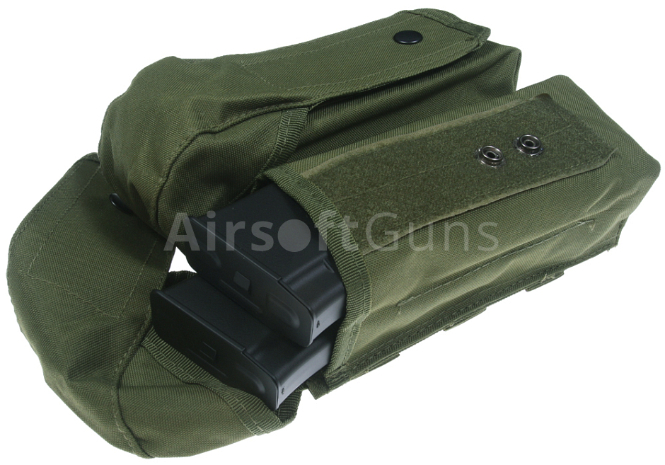 Magazine pouch, AK/M4, double, OD, ACM