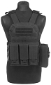 Plate carrier Modular, black, ACM