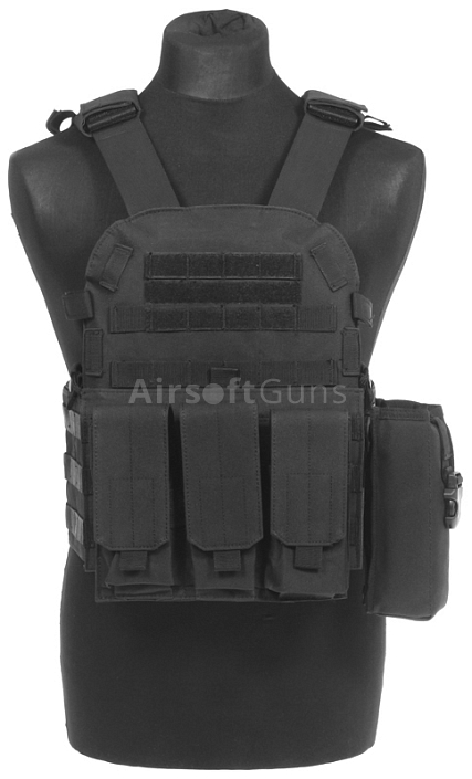 Plate carrier Modular, black, ACM