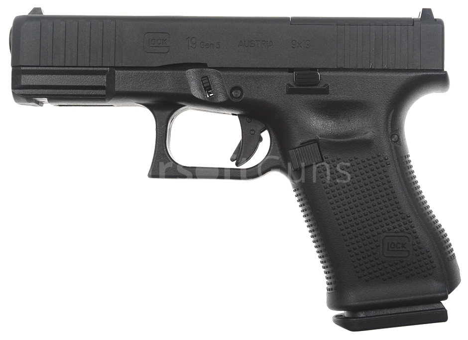 Glock 19 Gen 5 FS MOS, Black, GBB, Umarex