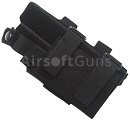 Pistol holster Molle, black, ACM