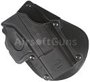 Pistol holster kydex Fobus, Glock, black, ACM