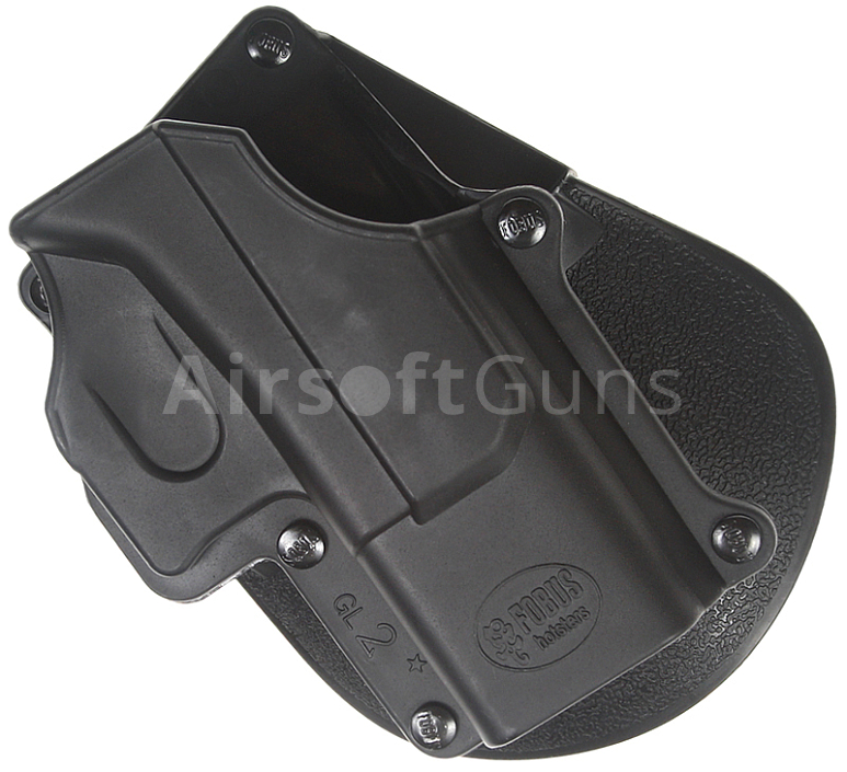 Pistol holster kydex Fobus, Glock, black, ACM