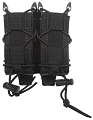 Pistol magazine pouch Spider, double, black, ACM