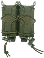Pistol magazine pouch Spider, double, OD, ACM