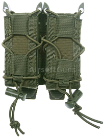 Pistol magazine pouch Spider, double, OD, ACM