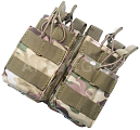 Magazine pouch 4x M4/AK, Molle, multicam, ACM
