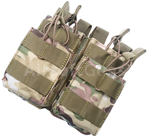 Magazine pouch 4x M4/AK, Molle, multicam, ACM