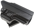 Pistol holster TEGE OWB IPSC, black, ACM