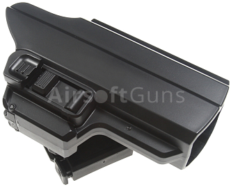 Pistol holster TEGE OWB IPSC, black, ACM