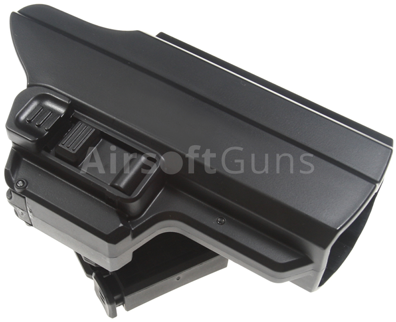 Pistol holster TEGE OWB IPSC, black, ACM