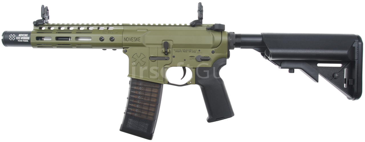 EMG Noveske N4 Gen3 Diplomat, 7 Inch, NSR-7.5, Bazooka Green, Cyma